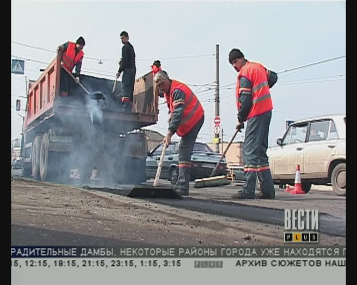 Ремонтные работы по приведению улиц и магистралей Одессы