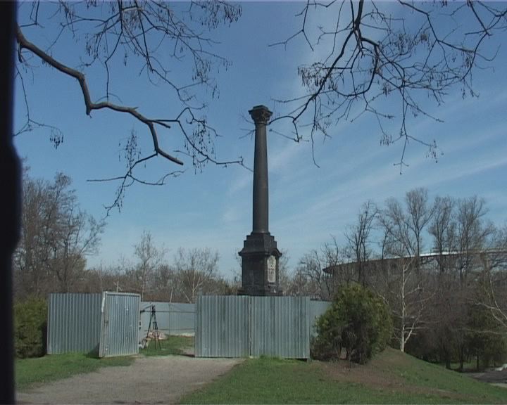 Реставрация Александровской колонны