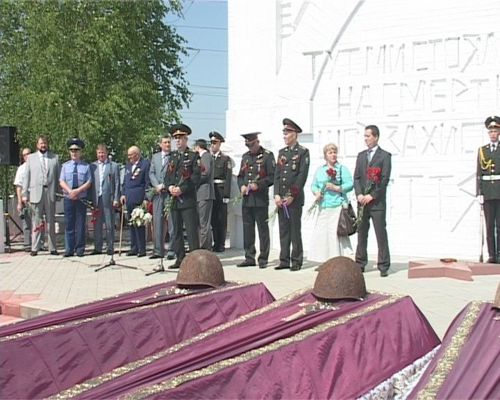 Перезахоронены останки советских солдат