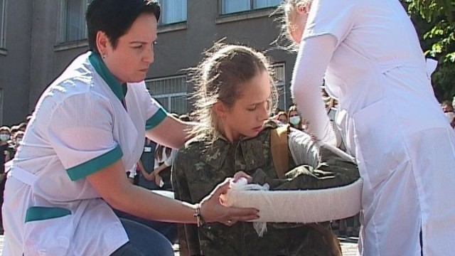 Гражданская оборона в одесских школах