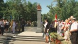 Открытие монумента в сквере «Партизанской славы»