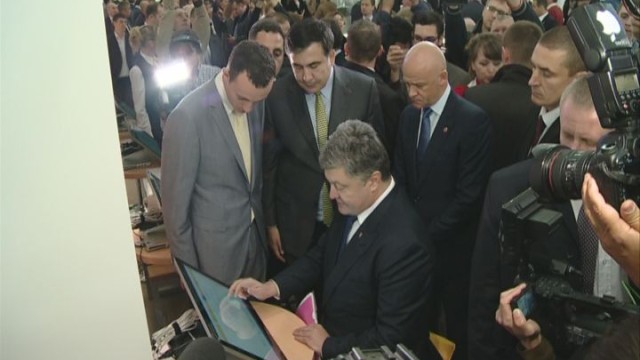 Президент Украины посетил Одессу