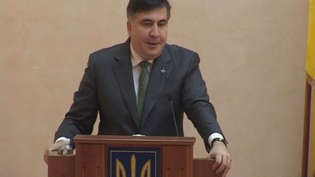 Михеил Саакашвили поздравил новоизбранных депутатов облсовета