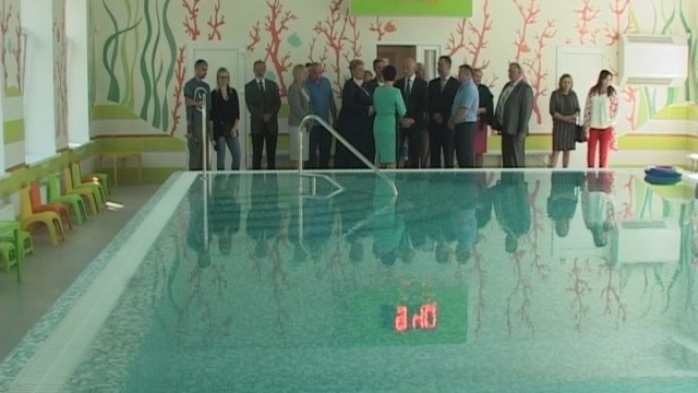 В реабилитационном центре открыли специальный бассейн