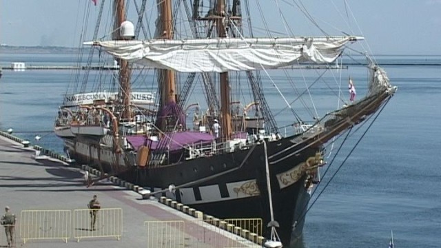 Итальянский парусник «Palinuro» прибыл в порт Одессы