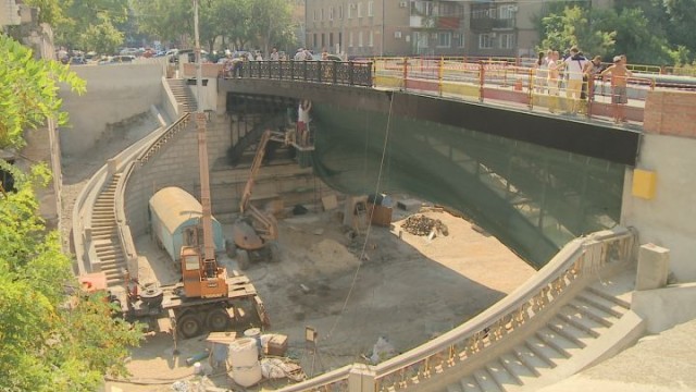 Завершающий этап реконструкции моста Коцебу