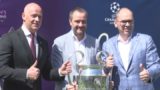 Кубок Лиги Чемпионов: презентация футбольных трофеев в Одесса