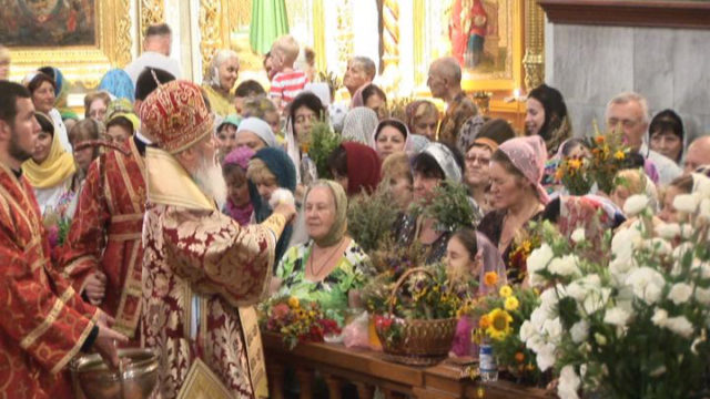 Православные украинцы отмечают Первый Спас