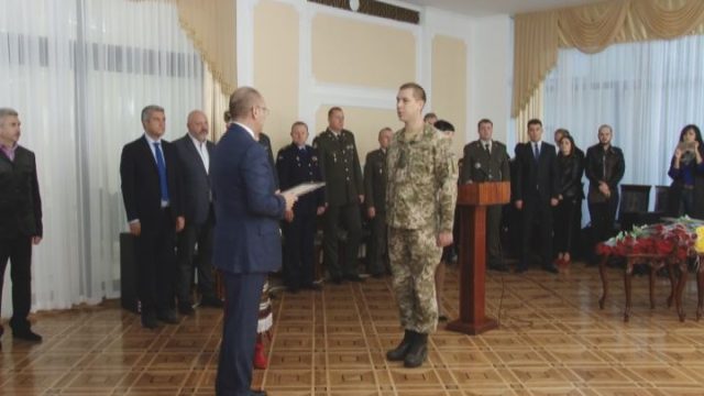 В преддверии Дня защитника Украины в Одессе чествовали военных
